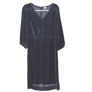 Poetry Dress Silk Velvet Blue size 8